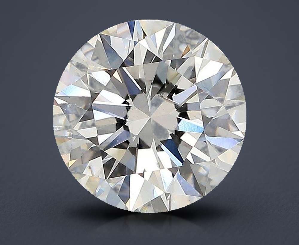 2.16ct G SI2 Rare Carat Ideal Cut Round Diamond