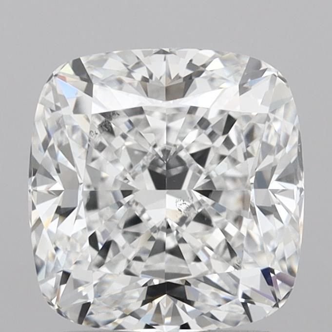 2.60ct E SI1 Rare Carat Ideal Cut Cushion Diamond