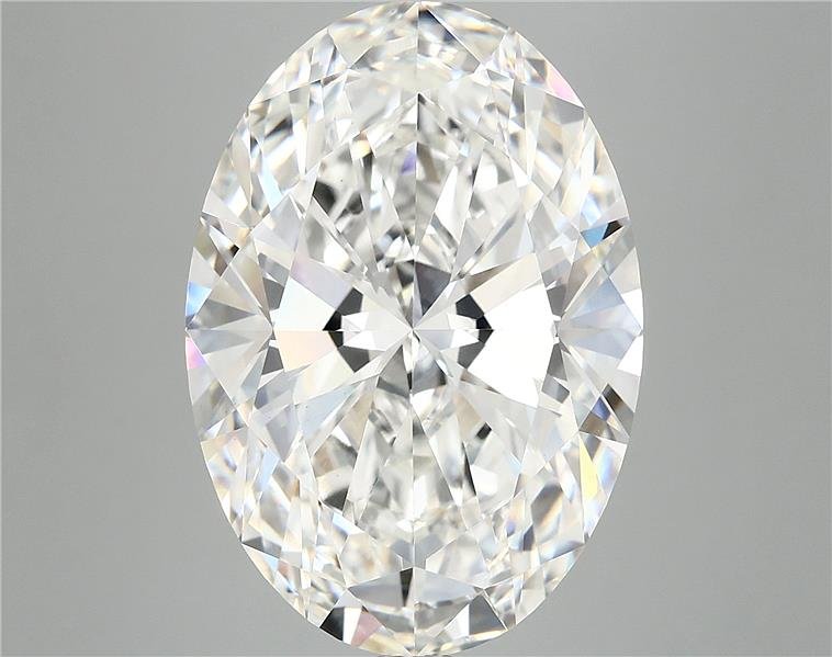 10.19ct F VVS2 Rare Carat Ideal Cut Oval Lab Grown Diamond