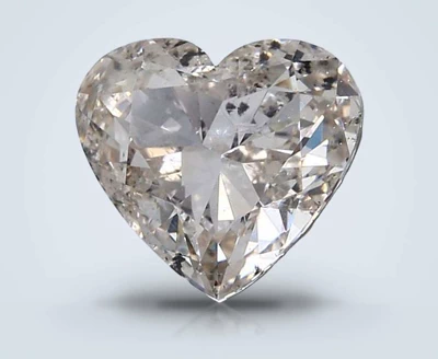 3.10ct K SI2 Very Good Cut Heart Diamond