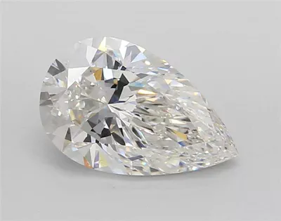 2.06ct F VVS2 Rare Carat Ideal Cut Pear Lab Grown Diamond