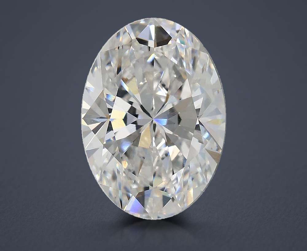 3.58ct E VVS2 Rare Carat Ideal Cut Oval Lab Grown Diamond