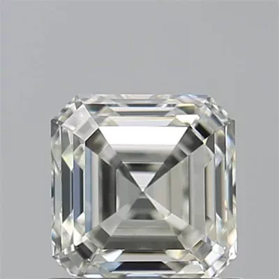 1.01ct H VVS2 Rare Carat Ideal Cut Asscher Diamond