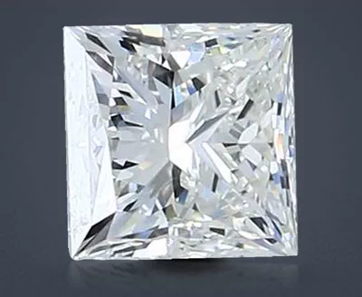 1.23ct I VVS2 Rare Carat Ideal Cut Princess Diamond