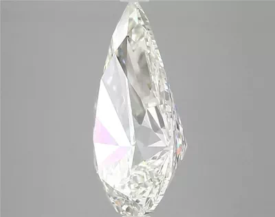 4.05ct H VS2 Rare Carat Ideal Cut Pear Diamond