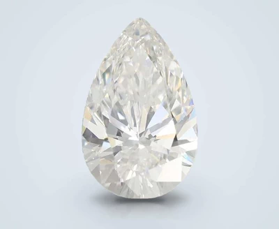 5.03ct F VVS2 Rare Carat Ideal Cut Pear Lab Grown Diamond