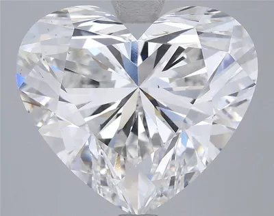 7.02ct F VS2 Rare Carat Ideal Cut Heart Lab Grown Diamond