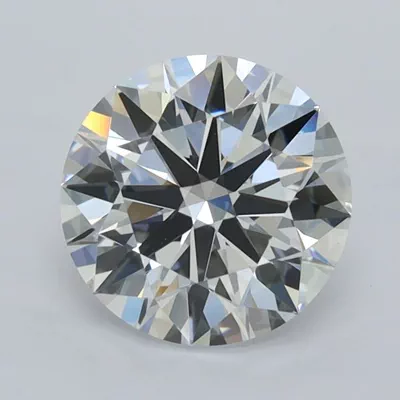 1.45ct D FL Rare Carat Ideal Cut Round Lab Grown Diamond