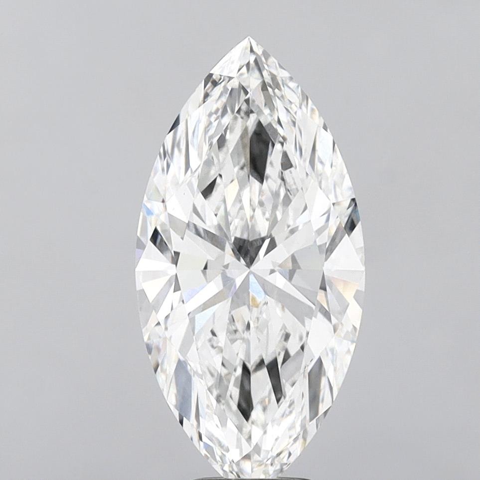 6.10ct E VVS2 Rare Carat Ideal Cut Marquise Lab Grown Diamond