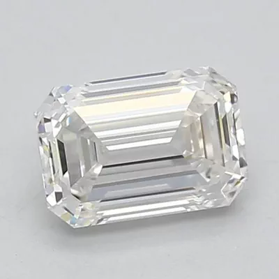 1.52ct F VVS2 Rare Carat Ideal Cut Emerald Lab Grown Diamond