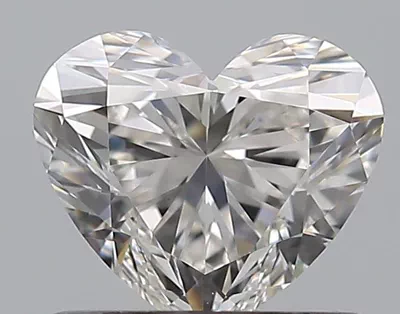 0.77ct H VS2 Rare Carat Ideal Cut Heart Diamond