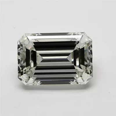 3.03ct K VS2 Rare Carat Ideal Cut Emerald Diamond