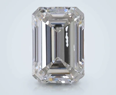 1.05ct F VS1 Rare Carat Ideal Cut Emerald Lab Grown Diamond