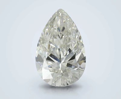 6.11ct J SI1 Rare Carat Ideal Cut Pear Lab Grown Diamond