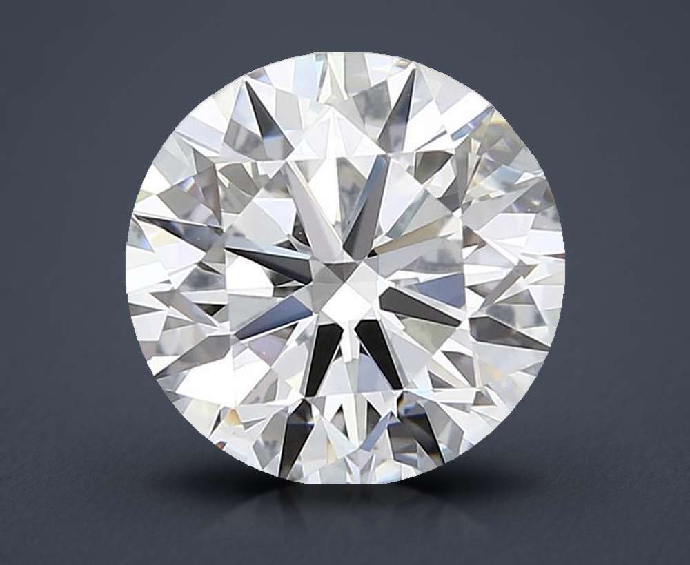 2.59ct H VVS2 Rare Carat Ideal Cut Round Lab Grown Diamond