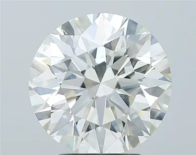 3.32ct J SI2 Excellent Cut Round Diamond
