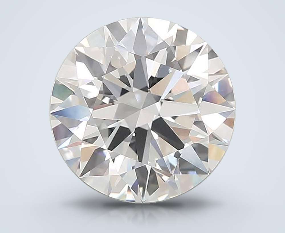 9.57ct G VVS2 Rare Carat Ideal Cut Round Lab Grown Diamond