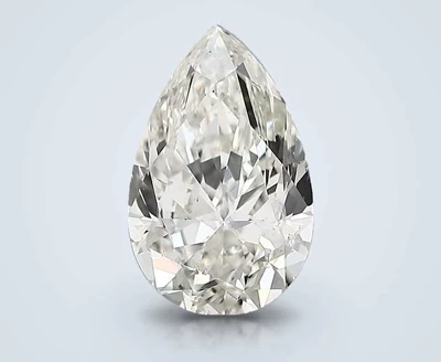 4.01ct I SI1 Rare Carat Ideal Cut Pear Diamond