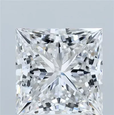 7.01ct F VS1 Rare Carat Ideal Cut Princess Lab Grown Diamond