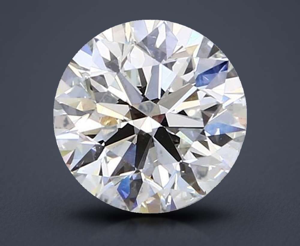 2.00ct H SI1 Rare Carat Ideal Cut Round Diamond