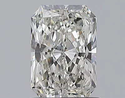 1.00ct I SI2 Rare Carat Ideal Cut Radiant Diamond