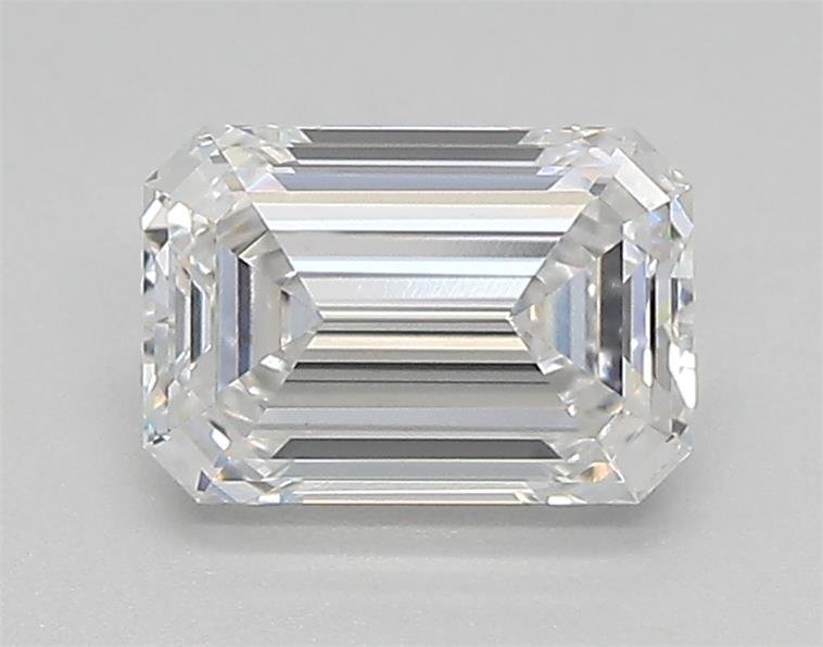 0.86ct D VVS2 Rare Carat Ideal Cut Emerald Lab Grown Diamond