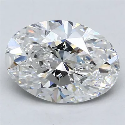 3.00ct E VS1 Rare Carat Ideal Cut Oval Lab Grown Diamond