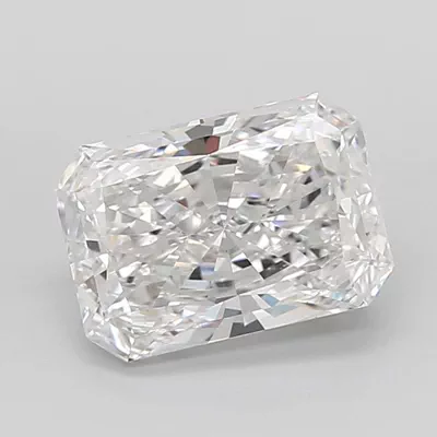 3.04ct D VS1 Rare Carat Ideal Cut Radiant Lab Grown Diamond
