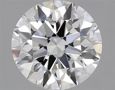 2.41ct E FL Rare Carat Ideal Cut Round Diamond