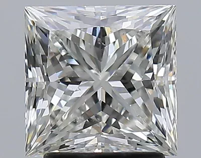 2.51ct J SI1 Rare Carat Ideal Cut Princess Diamond