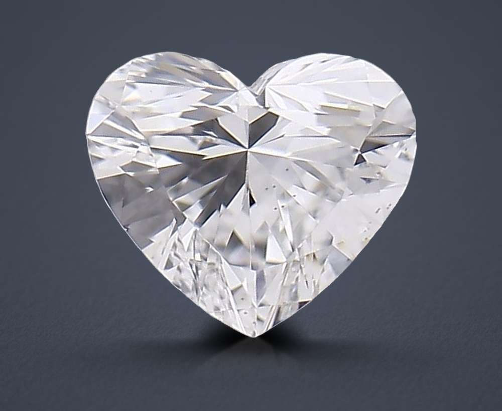 0.25ct D VS2 Very Good Cut Heart Diamond