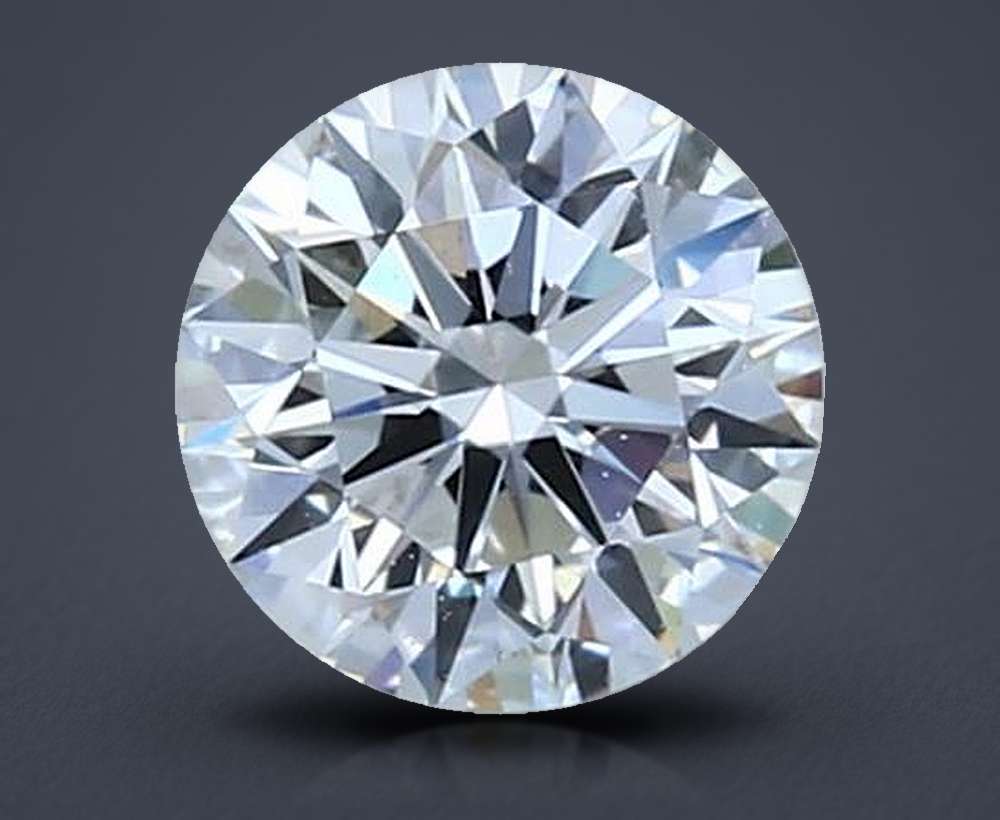 0.60ct F SI1 Rare Carat Ideal Cut Round Diamond
