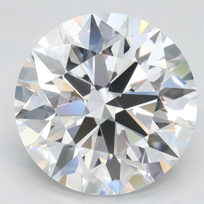 3.23ct D VVS1 Rare Carat Ideal Cut Round Lab Grown Diamond