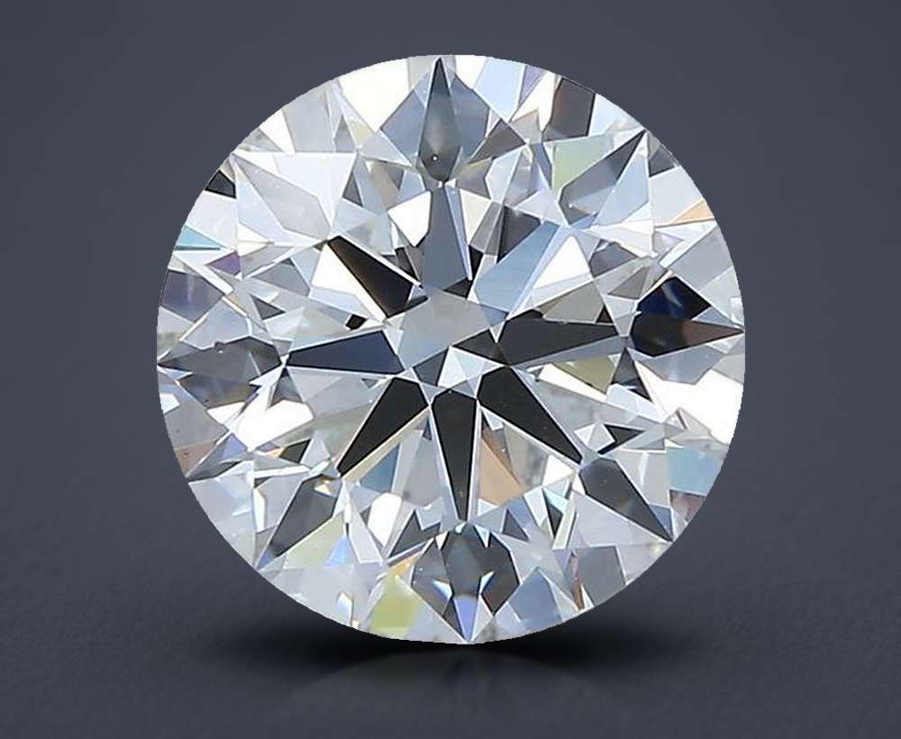 2.58ct E VS2 Rare Carat Ideal Cut Round Lab Grown Diamond