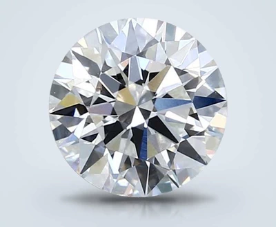 1.55ct D VVS2 Rare Carat Ideal Cut Round Lab Grown Diamond