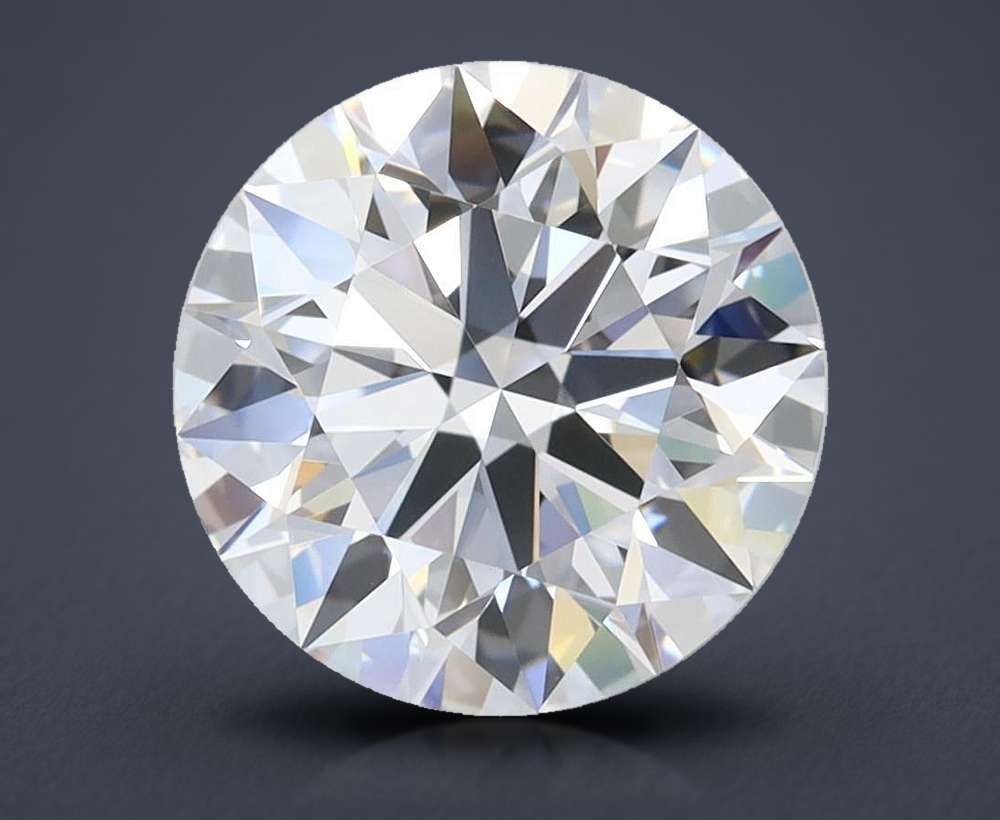2.66ct D VVS1 Rare Carat Ideal Cut Round Lab Grown Diamond