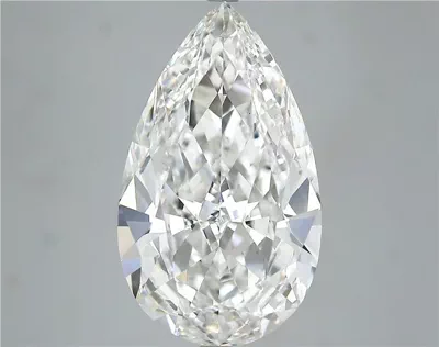 8.05ct G VS2 Excellent Cut Pear Diamond