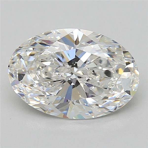 3.03ct E VS1 Rare Carat Ideal Cut Oval Lab Grown Diamond
