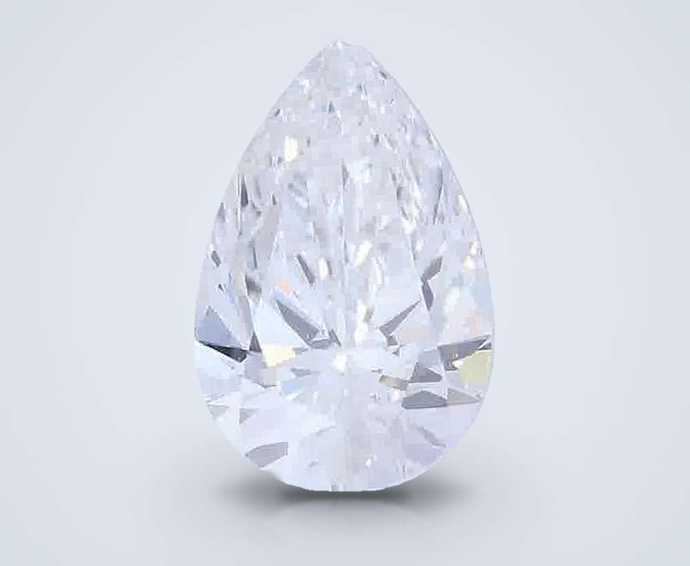 0.92ct F VS2 Rare Carat Ideal Cut Pear Lab Grown Diamond