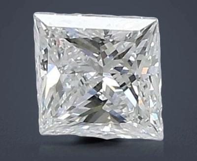 0.62ct D VVS1 Rare Carat Ideal Cut Princess Lab Grown Diamond