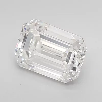 1.65ct E VVS2 Excellent Cut Emerald Lab Grown Diamond