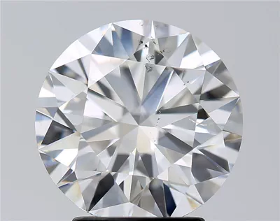 3.02ct E SI1 Rare Carat Ideal Cut Round Diamond