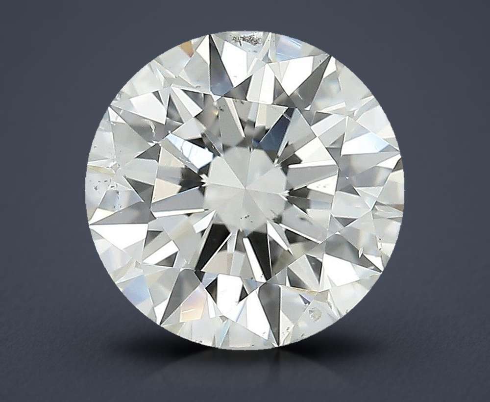 3.65ct H SI2 Rare Carat Ideal Cut Round Diamond