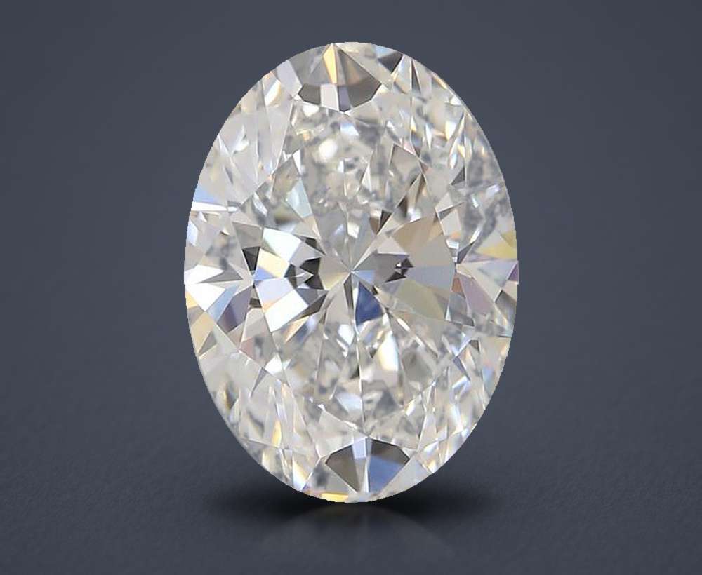 1.53ct D VVS2 Rare Carat Ideal Cut Oval Lab Grown Diamond