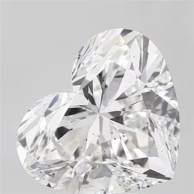 5.00ct F VS2 Rare Carat Ideal Cut Heart Lab Grown Diamond