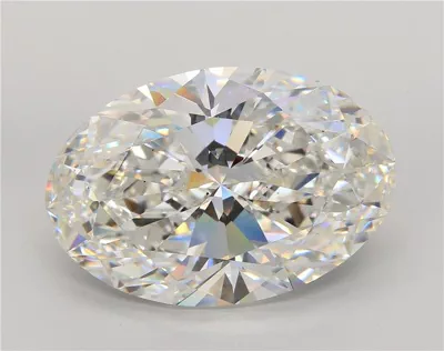 30.03ct F VS2 Rare Carat Ideal Cut Oval Lab Grown Diamond