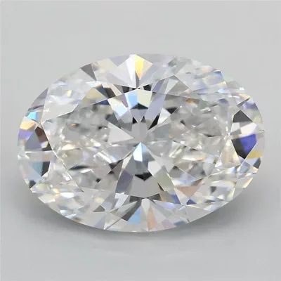 3.58ct D VVS2 Rare Carat Ideal Cut Oval Lab Grown Diamond