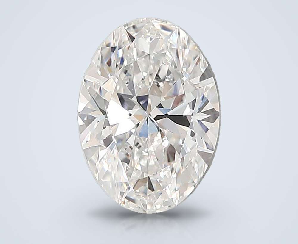 3.56ct E VVS2 Rare Carat Ideal Cut Oval Lab Grown Diamond