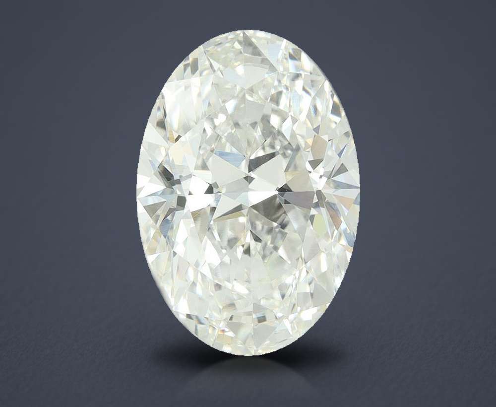 8.05ct G VVS2 Rare Carat Ideal Cut Oval Lab Grown Diamond