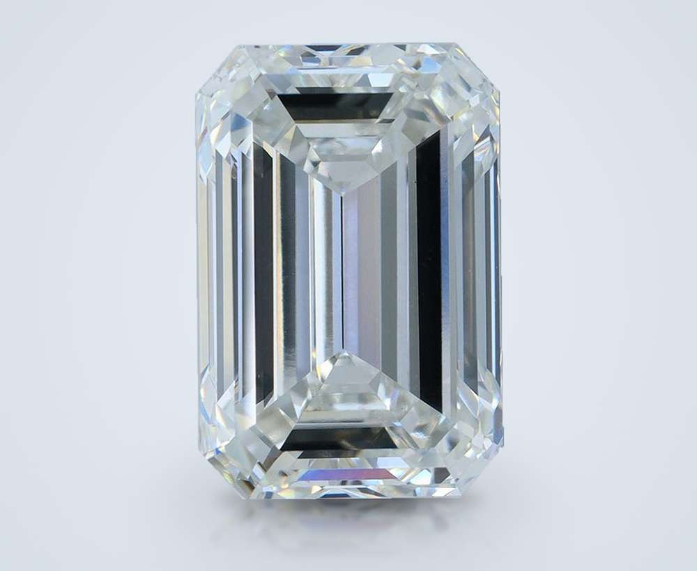19.03ct G VVS2 Rare Carat Ideal Cut Emerald Lab Grown Diamond
